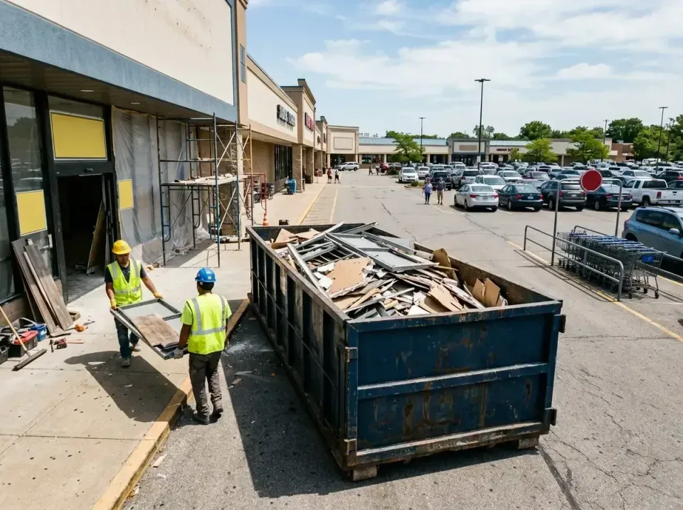 retail-store-renovation-debris-003 — frequently asked questions, Roll-off Dumpster Rentals in Warren, AR